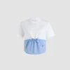Hybrides T-Shirt aus Bio-Baumwolle