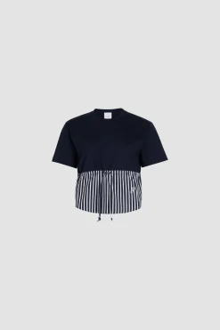 Hybrides T-Shirt aus Bio-Baumwolle