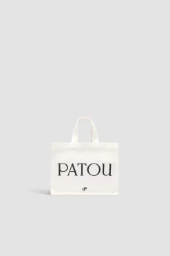 Kleiner Patou-Shopper aus Baumwollcanvas