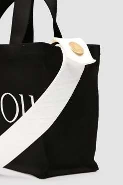 Kleiner Patou-Shopper aus Baumwollcanvas