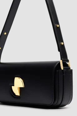 Le Lock Baguette Tasche aus Leder