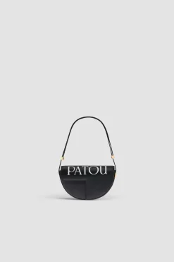 Le Petit Patou Logo Tasche aus Leder