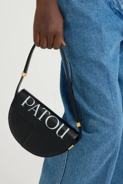 Le Petit Patou Logo Tasche aus Leder