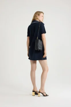 Mini-Polokleid mit aufgesticktem JP-Monogramm aus Bio-Baumwollpiqué