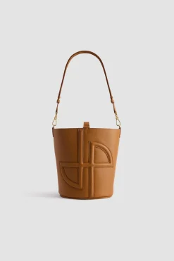Mittelgroße JP Beuteltasche aus Leder