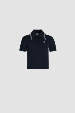 Poloshirt mit aufgesticktem JP-Monogramm aus Bio-Baumwollpiqué