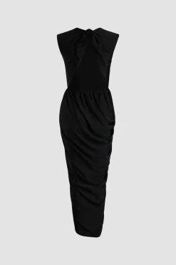 Rückenfreies Kleid aus Stretch-Jersey