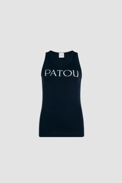 Tanktop mit Patou Logo aus Bio-Baumwolle