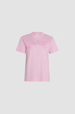 T-Shirt mit Patou Logo und JP-Monogramm aus Bio-Baumwolle